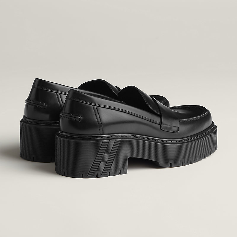 HERMES - エルメス HERMES ヒッチ HITCH 厚底ローファー1度のみ